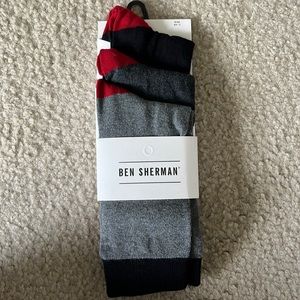 New Ben Sherman Dress Sock 3 Pack Mens